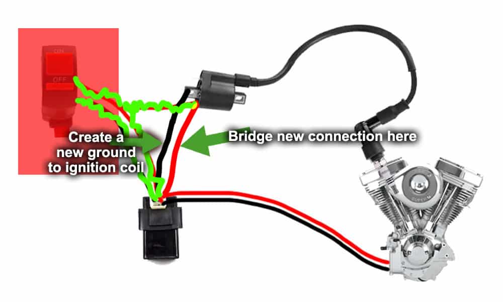 image of bypassing a kill switch circuit