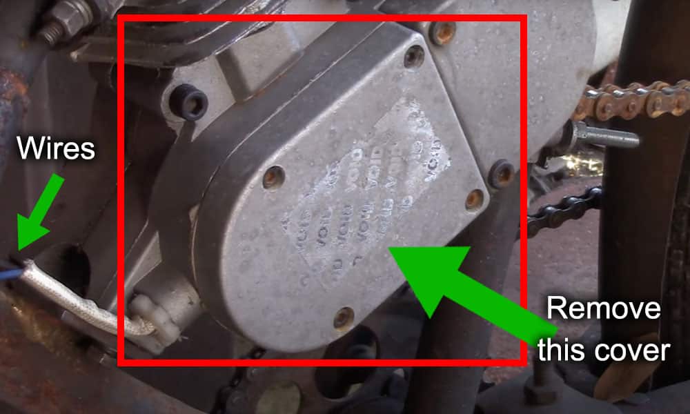 image of magneto engine outer cover