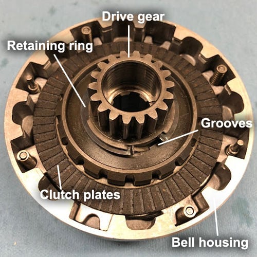Semi-complete clutch assembly