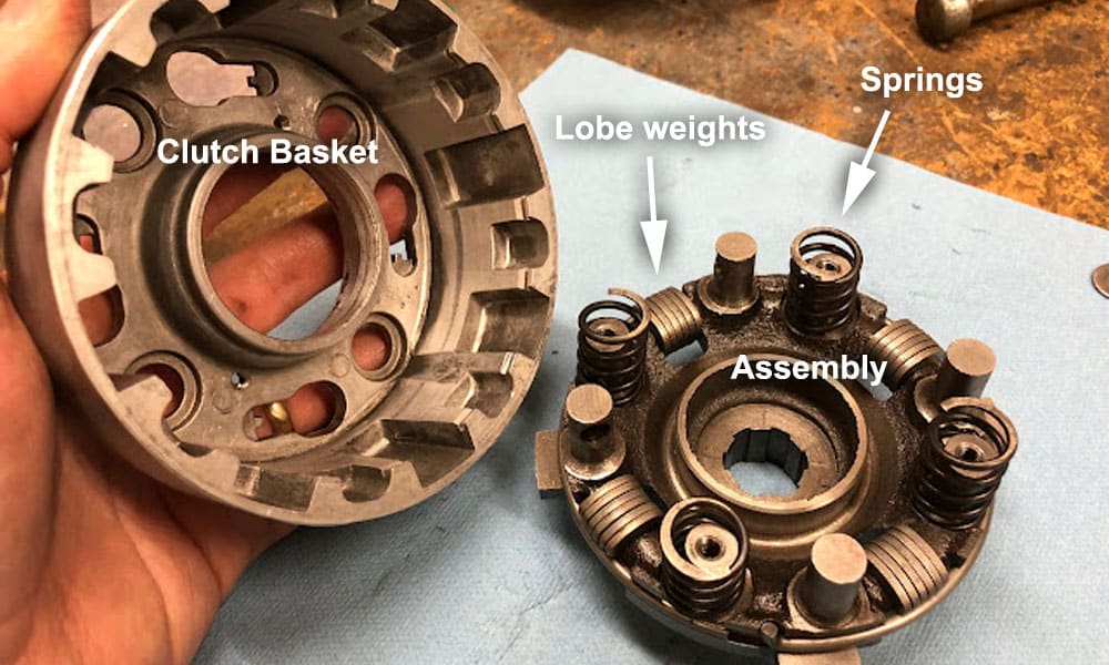 clutch pack assembly - exploded diagram