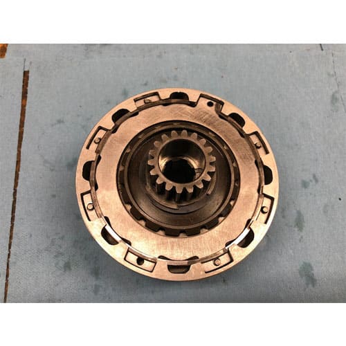 completed clutch assembly