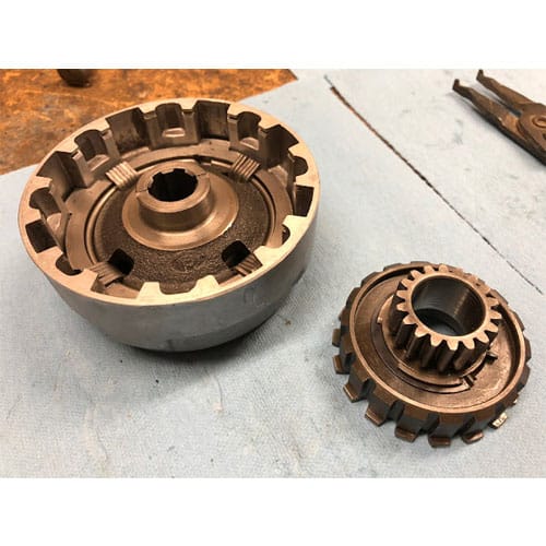 drive gear and clutch basket assembly