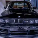 front view of a classic bmw e30 m3 showcasing its iconic des