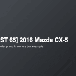 test65 cx5
