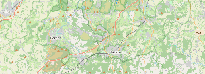 Map of Hindhead