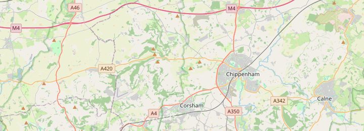 Map of Chippenham