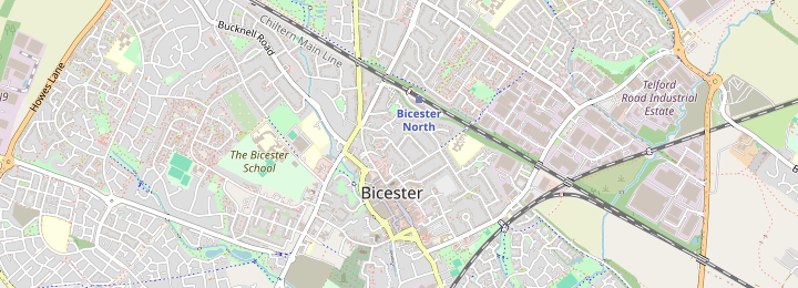 Map of Bicester