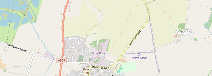 Map of Wellingborough